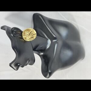 Vintage 14k Gold Statement Earrings with Unique Design